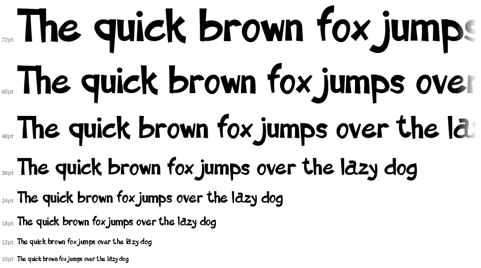 Spatula Wasserfall Spatulafont waterfall