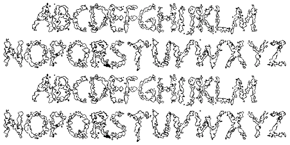 Sploogefont specimens