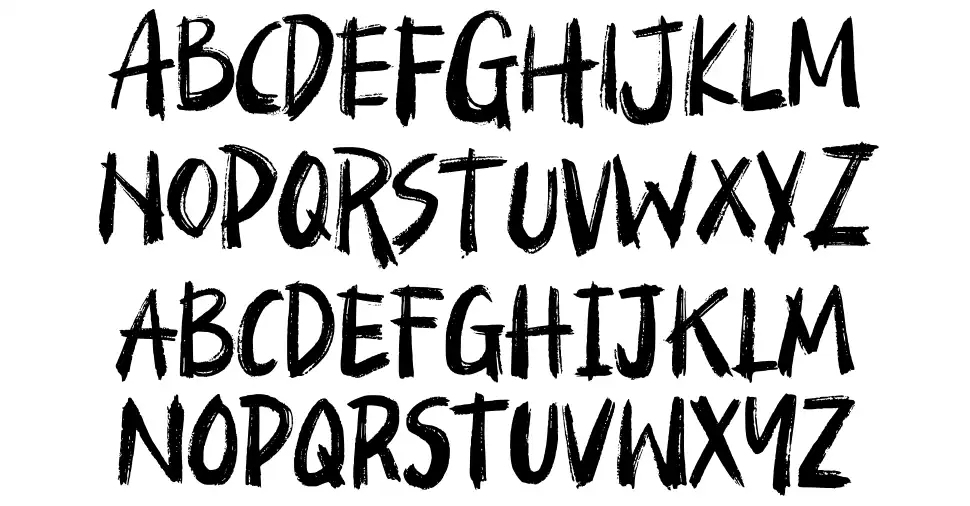 Spooky And Dreadfulfont specimens