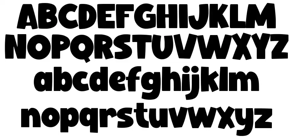 Spunky Schriftbeispiele Spunkyfont specimens