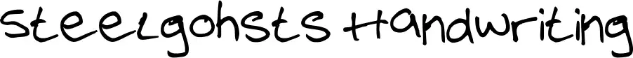 Steelgohsts Handwriting