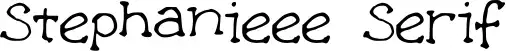 Stephanieee Serif