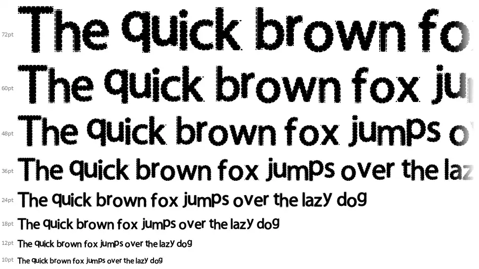Stitch Itfont waterfall