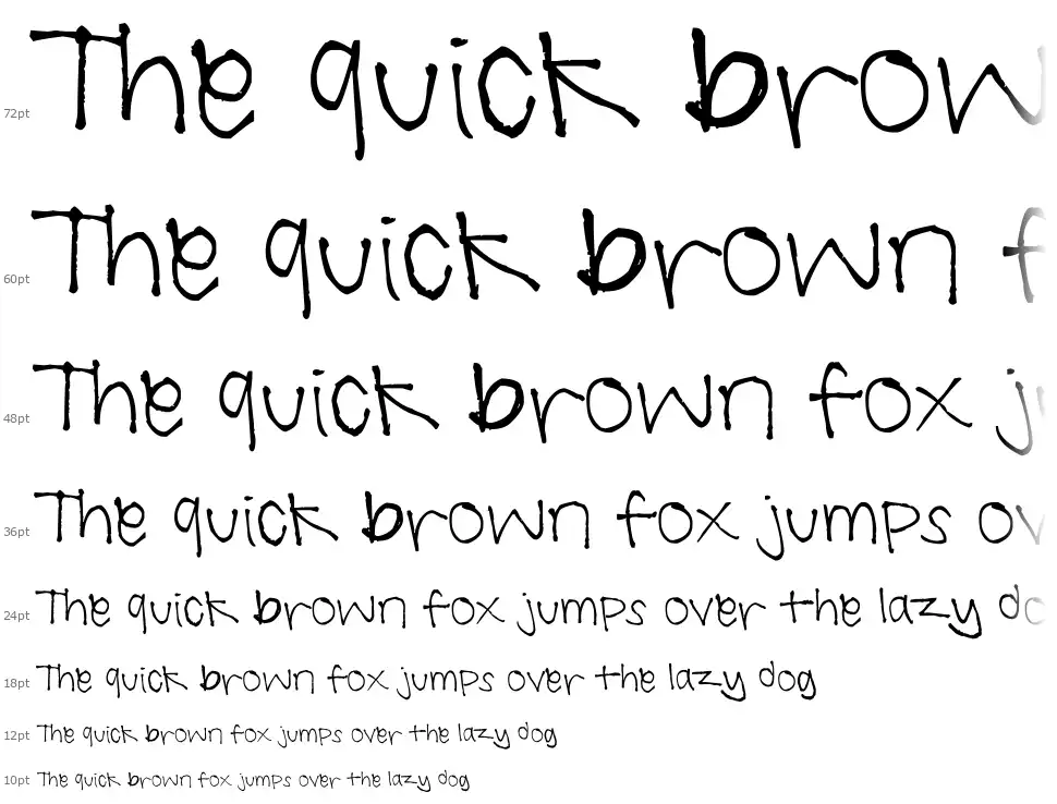 Summer Handwritingfont waterfall