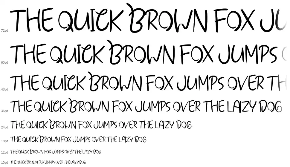 Summer Specialfont waterfall