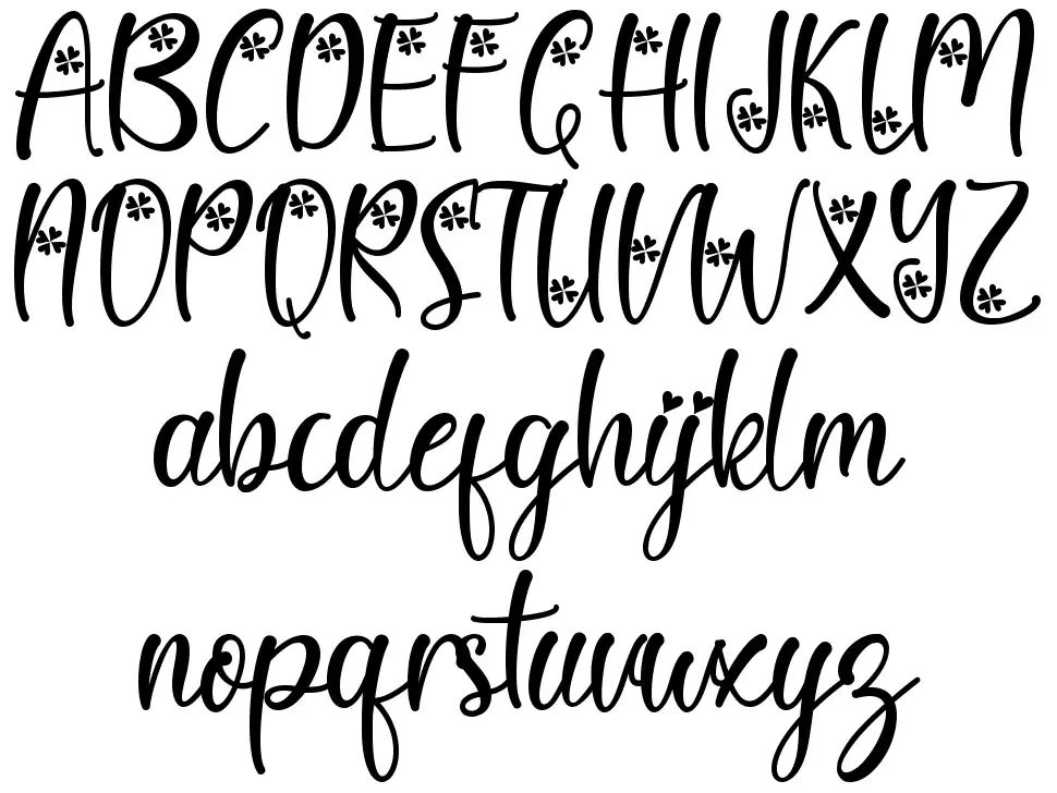 Sunny Lovefont specimens