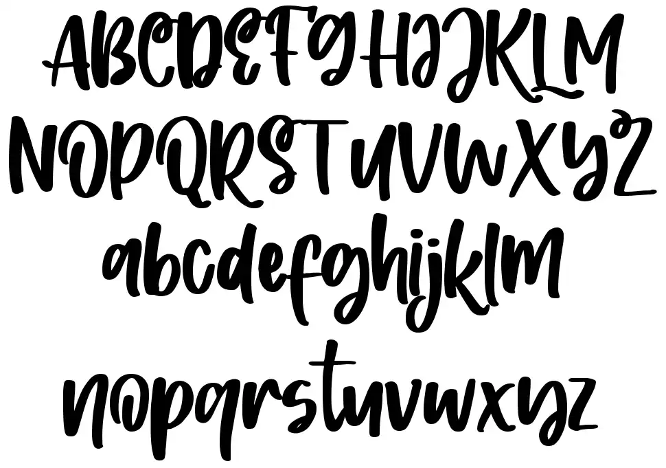 Sunshine Wishesfont specimens
