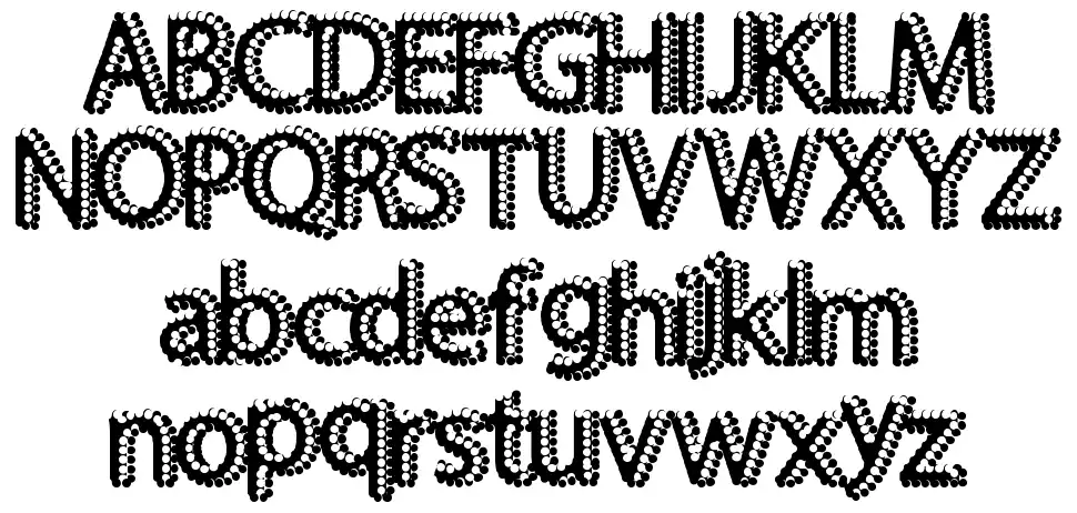 SuperBlingfont specimens
