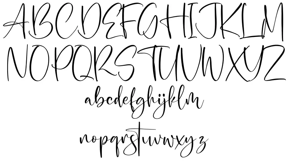 Sweet Butterflyfont specimens