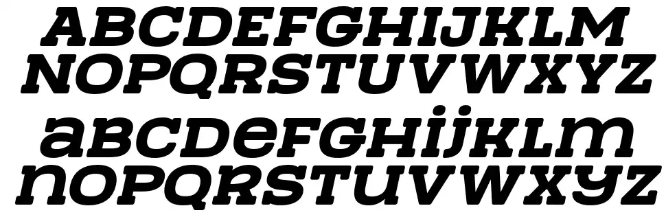 Team Workfont specimens
