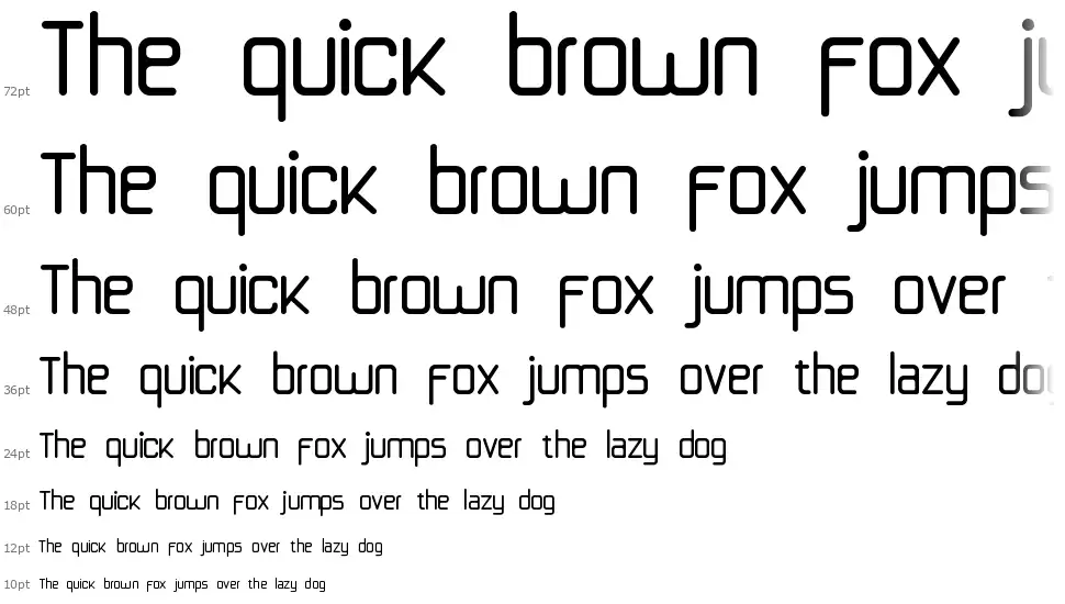 Techfontfont waterfall
