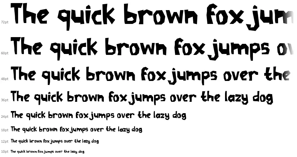 Tecodekofont waterfall