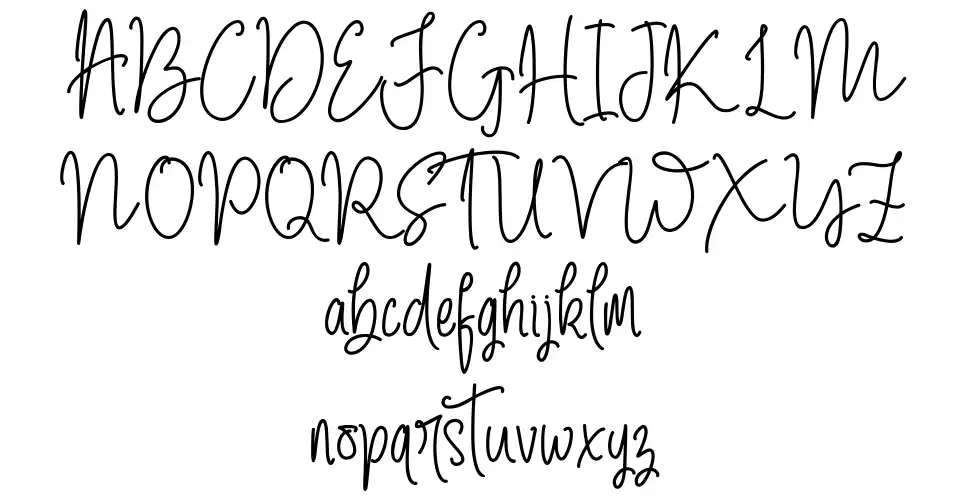 The Amstrongfont specimens