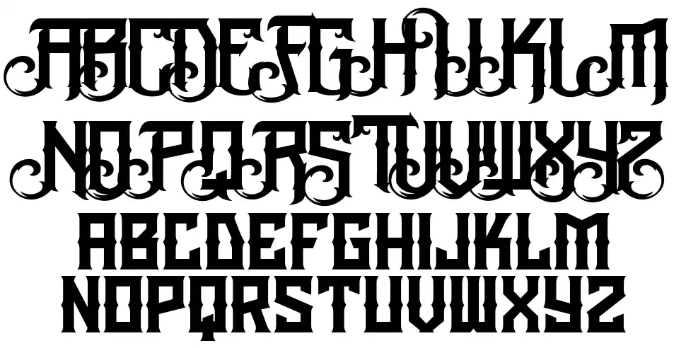 The Black Veilfont specimens