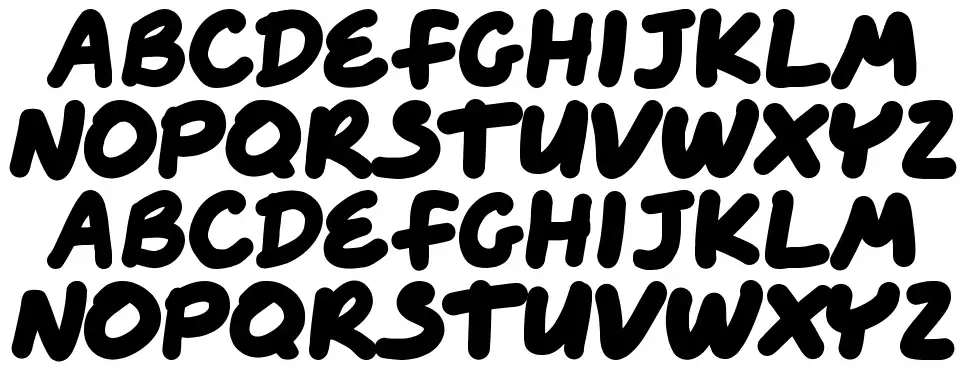The Doodfont specimens