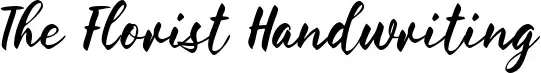 The Florist Handwriting