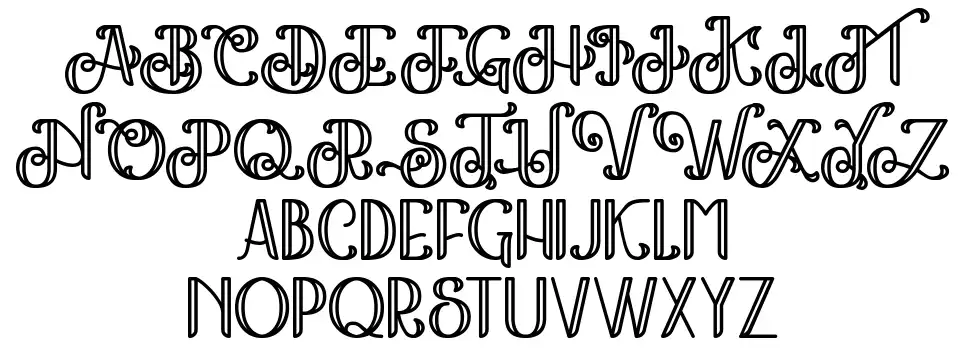 The Kingstonfont specimens