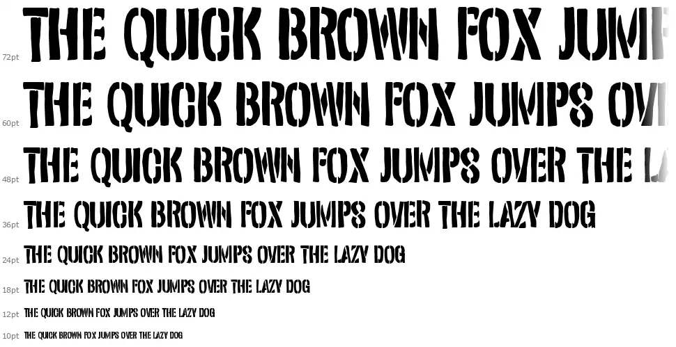 The School Armyfont waterfall
