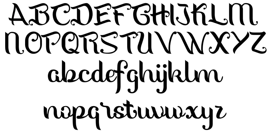The Sweetheart Schriftbeispiele The Sweetheartfont specimens