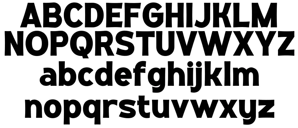 Thio Filmenfont specimens