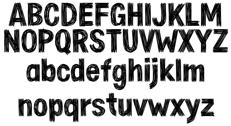 Thornbackfont specimens