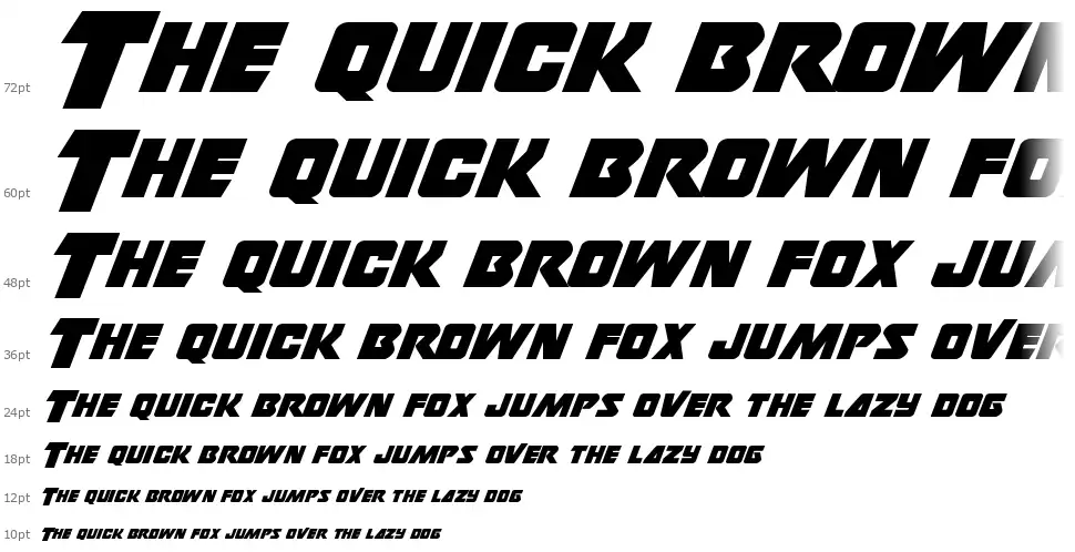 Thunderstrikefont waterfall
