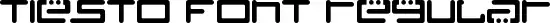 Tiesto Font Regular