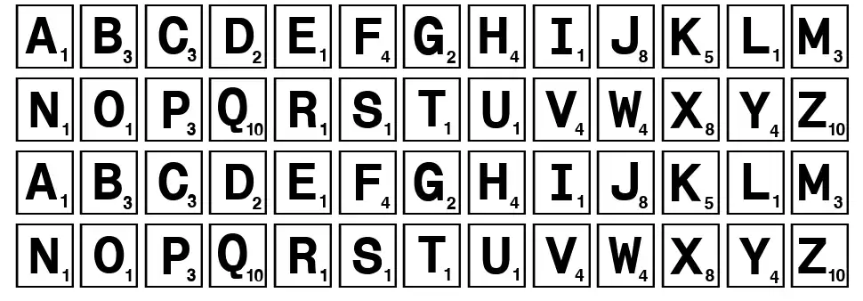 Tilezfont specimens