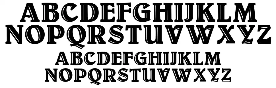 Titulofont specimens
