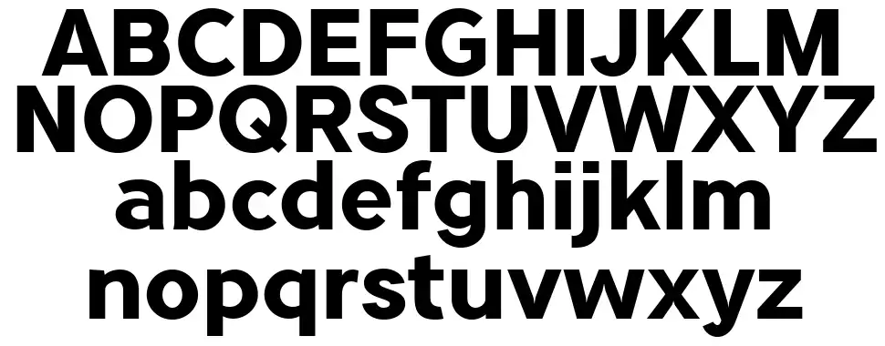 Tripletafont specimens
