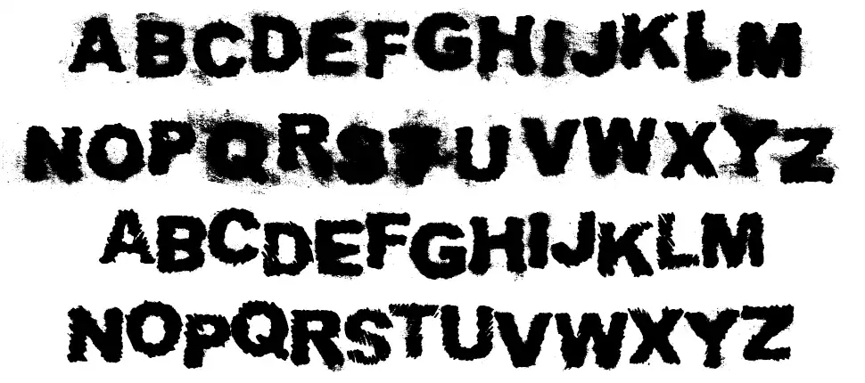 Troll Sketchesfont specimens