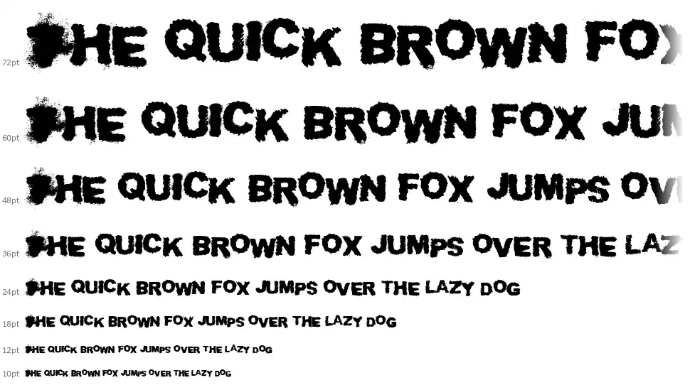 Troll Sketchesfont waterfall