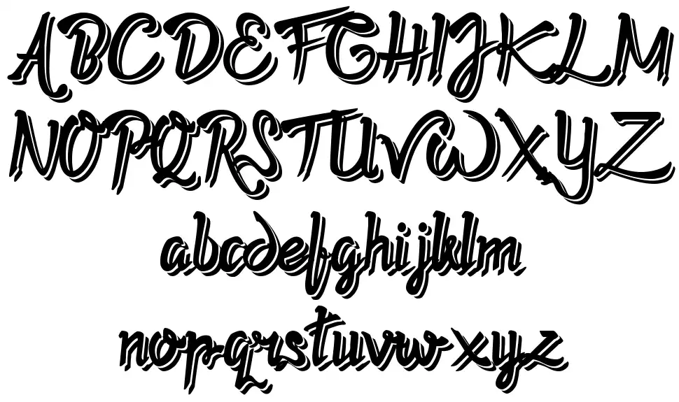 Twopathfont specimens