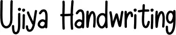 Ujiya Handwriting