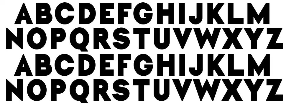 Uniquefont specimens