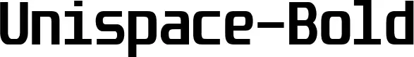 Unispace-Bold