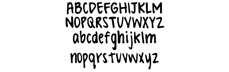 Valerie Handfont specimens