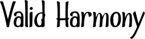 Valid Harmony