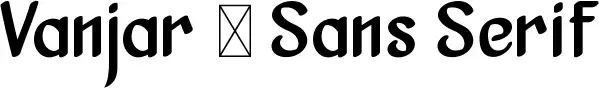 Vanjar - Sans Serif