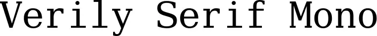 Verily Serif Mono