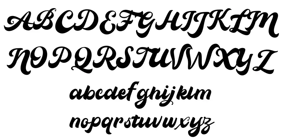 Vintage Wheelfont specimens