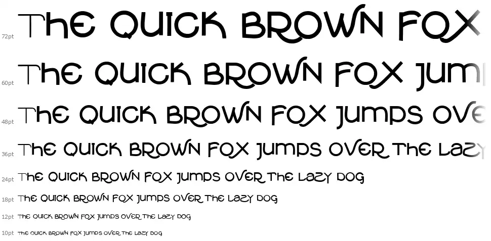 VTKS Cleanfont waterfall