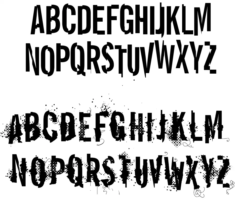 VTKS Report Errorfont specimens