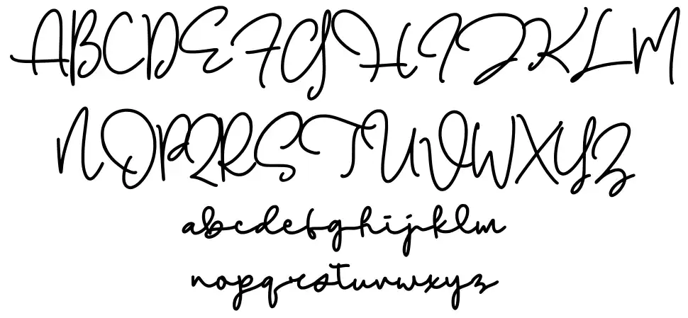 Walerina Monogramfont specimens