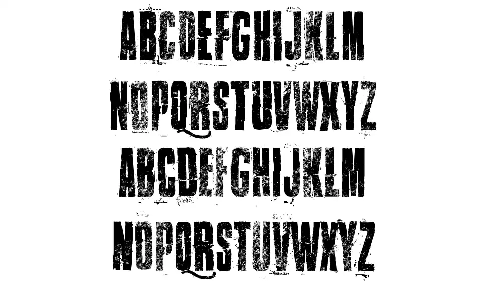 Walk this wayfont specimens