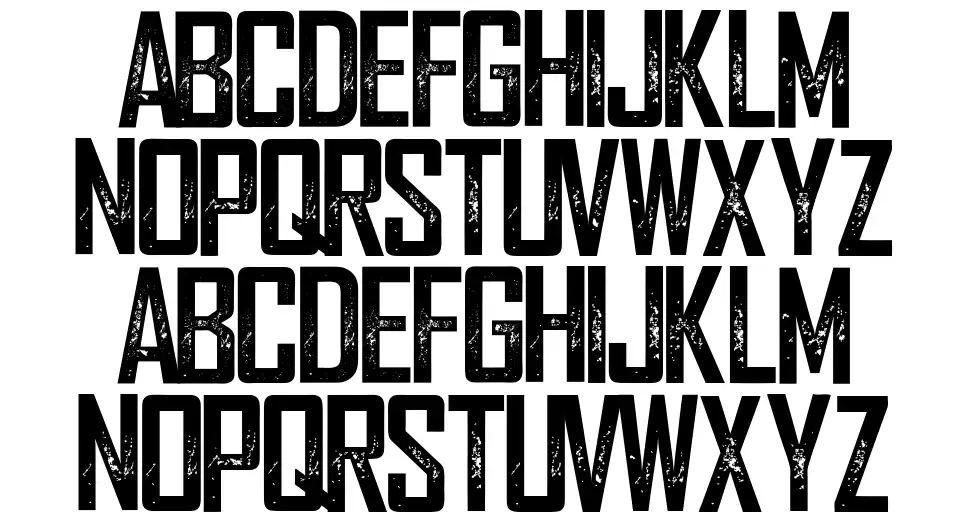 We are Depravedfont specimens