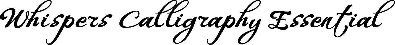 Whispers Calligraphy Essential