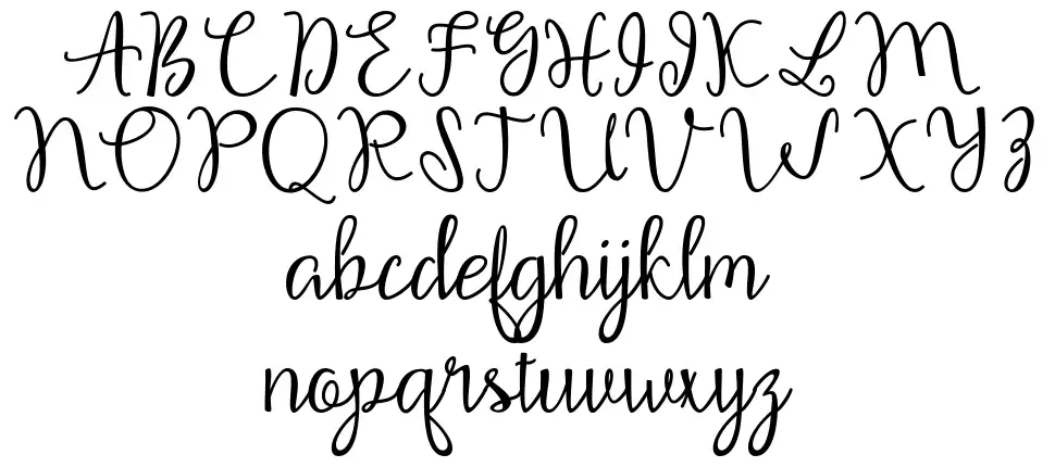 Whitesmithfont specimens