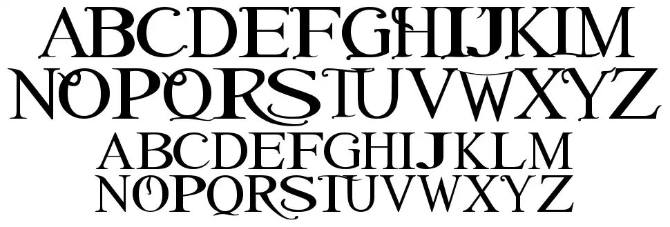Winobfont specimens