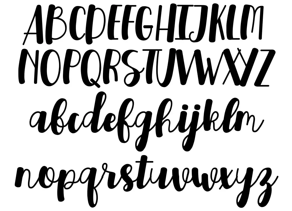 Winsletfont specimens